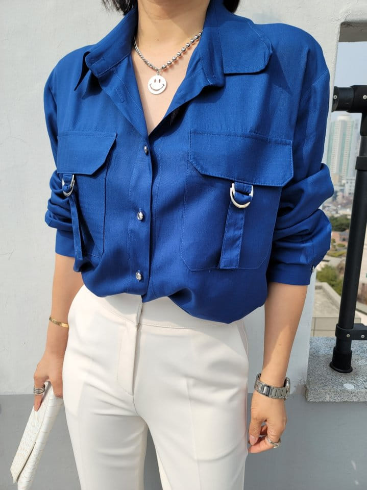 Gratia - Korean Women Fashion - #momslook - Mone Shirt Blouse - 10