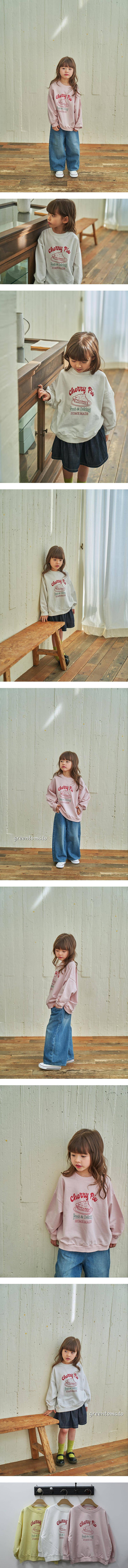 Green Tomato - Korean Children Fashion - #magicofchildhood - Cherry Pie Tee - 2