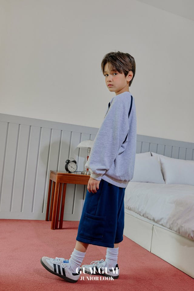 Gumgum - Korean Children Fashion - #childrensboutique - Over Line Shorts