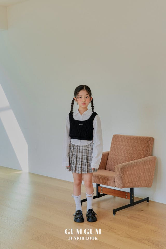 Gumgum - Korean Children Fashion - #designkidswear - Square Crop Vest