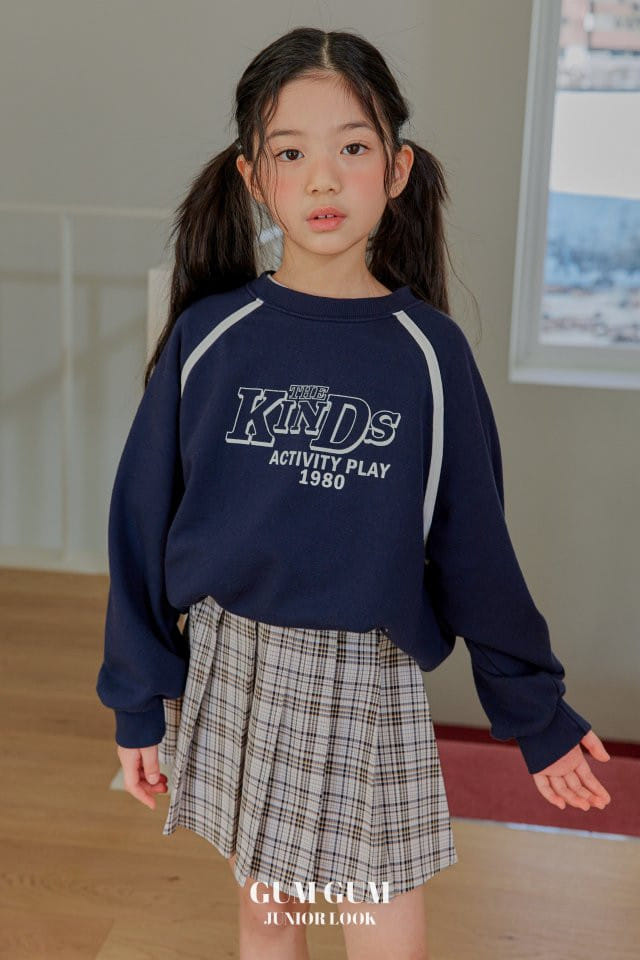 Gumgum - Korean Children Fashion - #magicofchildhood - Kinds Raglan Sweatshirt