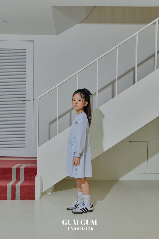Gumgum - Korean Children Fashion - #magicofchildhood - Two Snap The Land One-Piece