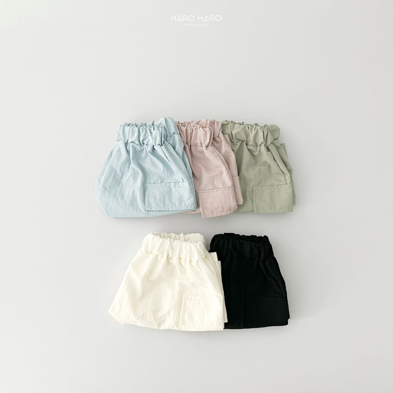 Haro Haro - Korean Children Fashion - #childofig - Cruch Cargo Capri Shorts - 2