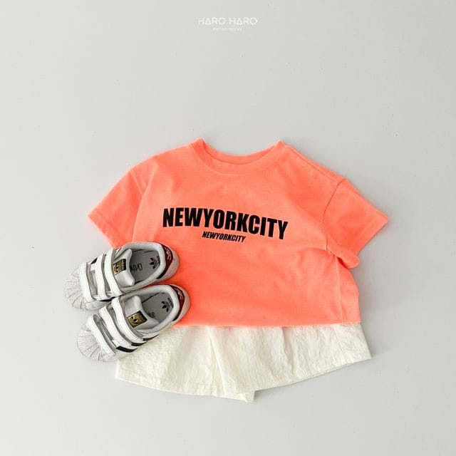Haro Haro - Korean Children Fashion - #childofig - New York City Short Sleeve Tee - 3