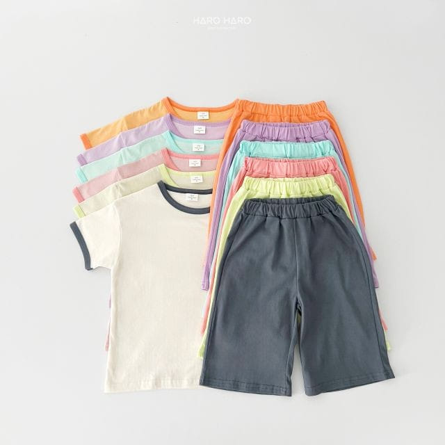 Haro Haro - Korean Children Fashion - #childrensboutique - Sweet And Sour Top Bottom Set - 8