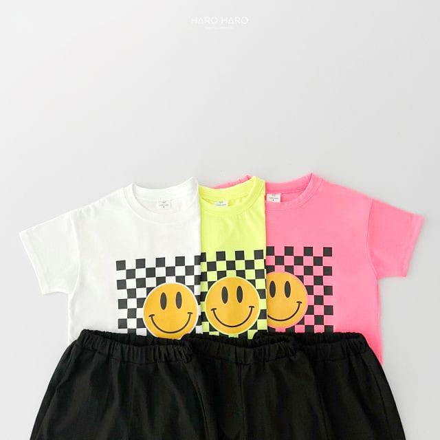 Haro Haro - Korean Children Fashion - #designkidswear - Smile Top Bottom Set - 10