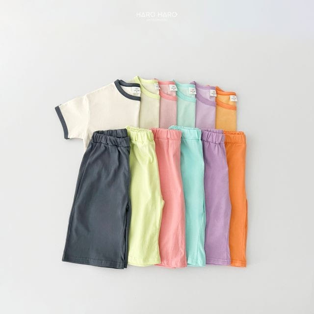 Haro Haro - Korean Children Fashion - #designkidswear - Sweet And Sour Top Bottom Set - 9