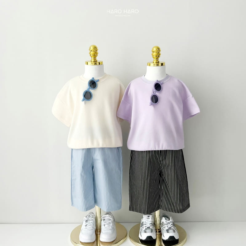Haro Haro - Korean Children Fashion - #fashionkids - Picnic Short Sleeve Sweatshirt - 5