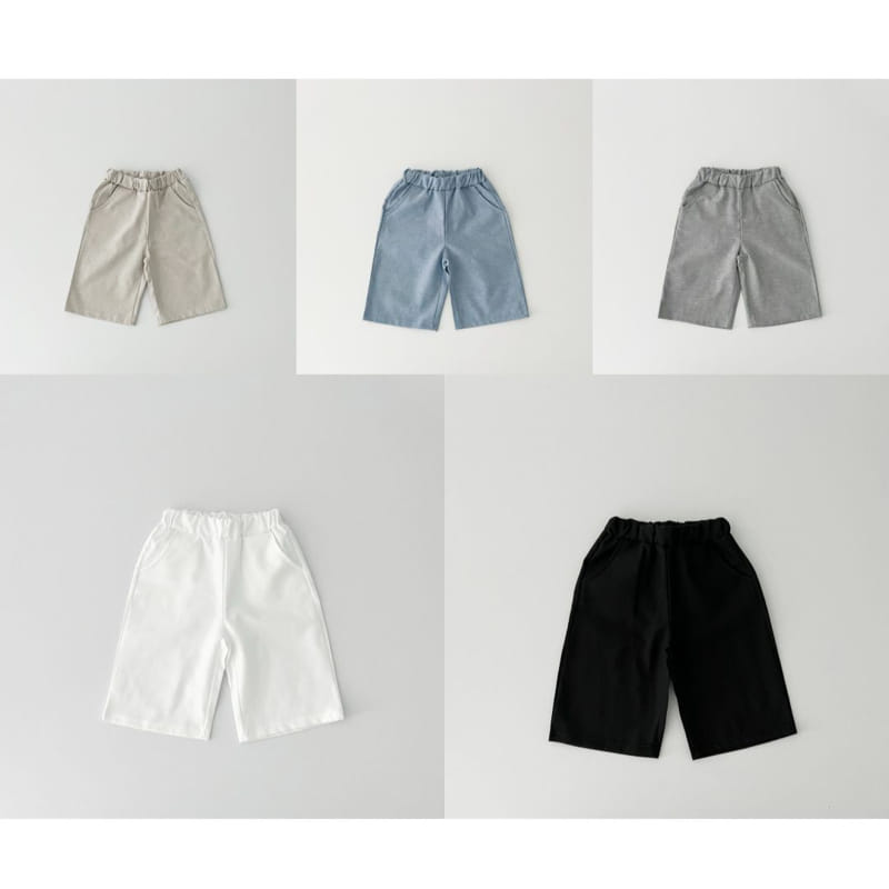 Haro Haro - Korean Children Fashion - #kidsshorts - Berkley Wide Cropped Shorts - 9
