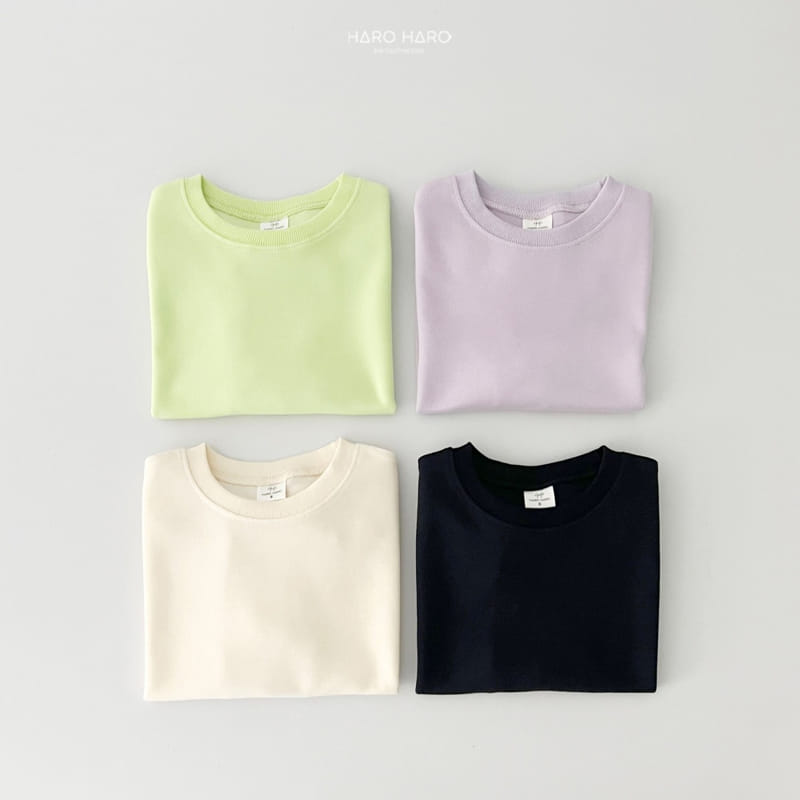 Haro Haro - Korean Children Fashion - #littlefashionista - Picnic Short Sleeve Sweatshirt - 10