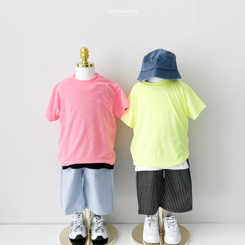 Haro Haro - Korean Children Fashion - #magicofchildhood - Summer Loose Fit Short Sleeve Tee - 11