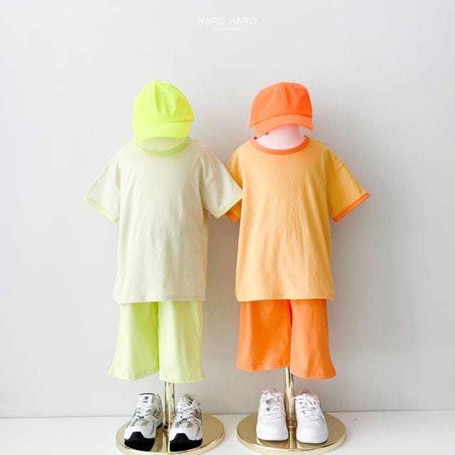 Haro Haro - Korean Children Fashion - #magicofchildhood - Sweet And Sour Top Bottom Set - 4