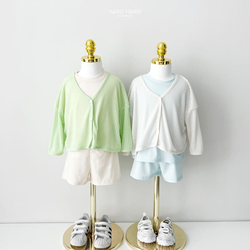 Haro Haro - Korean Children Fashion - #todddlerfashion - Bubble Pleats Cardigan - 10