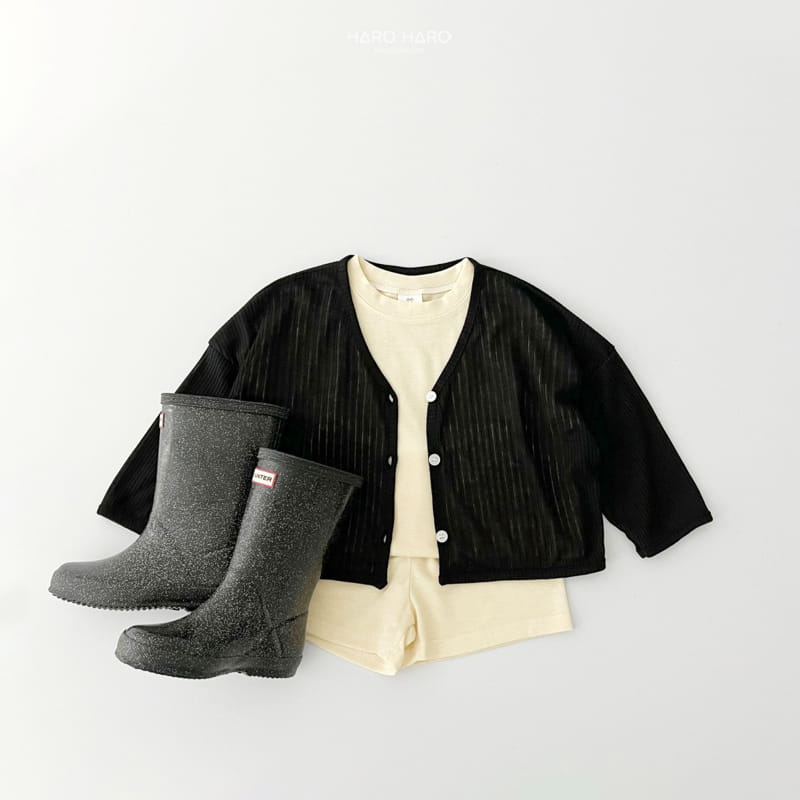 Haro Haro - Korean Children Fashion - #toddlerclothing - Bubble Pleats Cardigan - 11