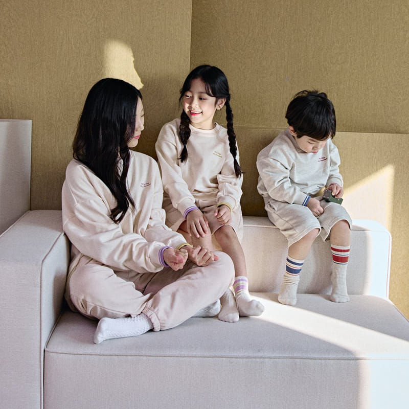 Here I Am - Korean Children Fashion - #fashionkids - Moment Sweatshirt  With Adult - 2