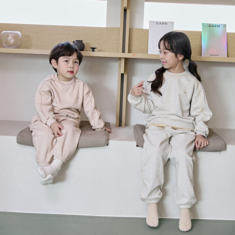 Here I Am - Korean Children Fashion - #kidsstore - Raphine Top Bottom Set With Adult - 6