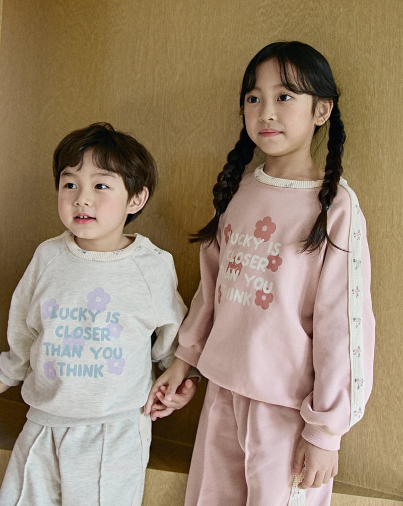 Here I Am - Korean Children Fashion - #minifashionista - Flower Lauder  Top Bottom Set - 3