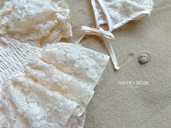 Hi Byebebe - Korean Baby Fashion - #babyboutique - Rose Lace Swim Suit Set - 9