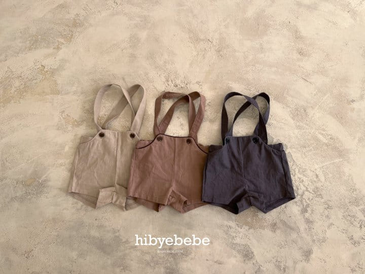 Hi Byebebe - Korean Baby Fashion - #babyboutique - Bebe Cozy Linen Dungarees  - 4