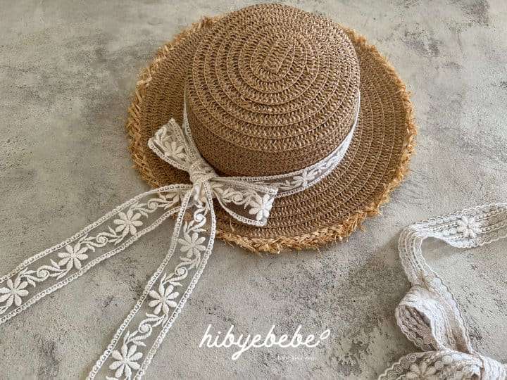 Hi Byebebe - Korean Baby Fashion - #babyclothing - Bebe Earl Grey Straw Hat - 2