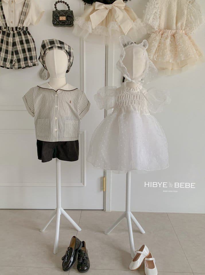 Hi Byebebe - Korean Baby Fashion - #babyclothing - Bebe Sharp Collar Top Bottom Set - 9