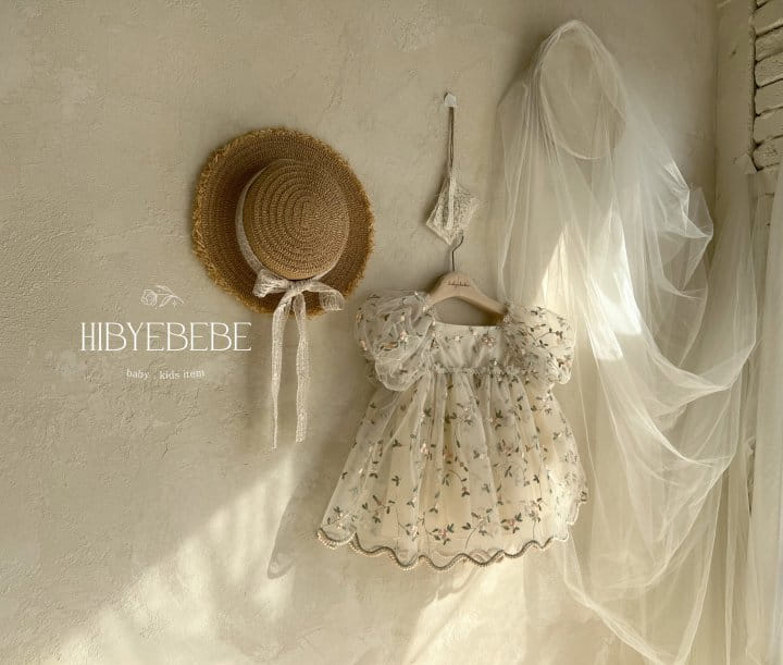 Hi Byebebe - Korean Baby Fashion - #babyclothing - Bebe Andrea Embroidery One-Piece - 7