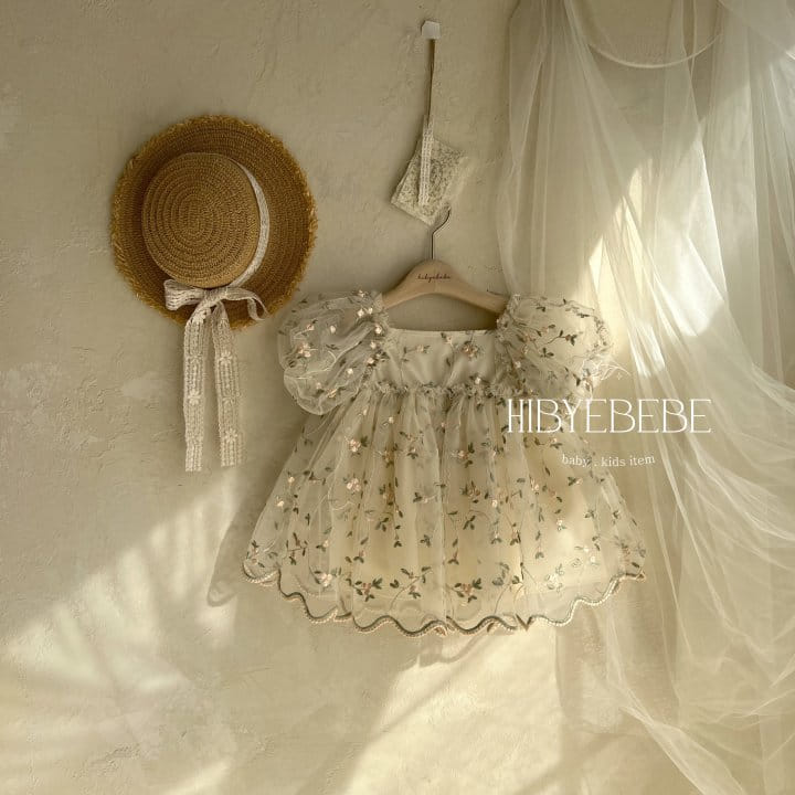 Hi Byebebe - Korean Baby Fashion - #babyfever - Bebe Andrea Embroidery One-Piece - 9