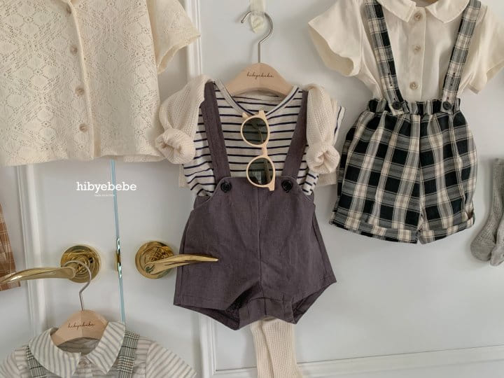 Hi Byebebe - Korean Baby Fashion - #babylifestyle - Bebe Cozy Linen Dungarees  - 9