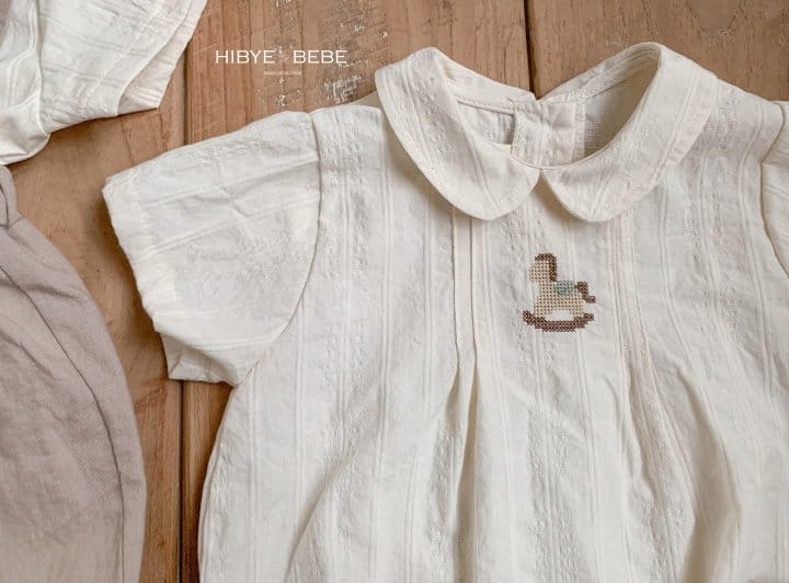 Hi Byebebe - Korean Baby Fashion - #babylifestyle - Bebe Leo Embroidery Top Bottom Set - 2