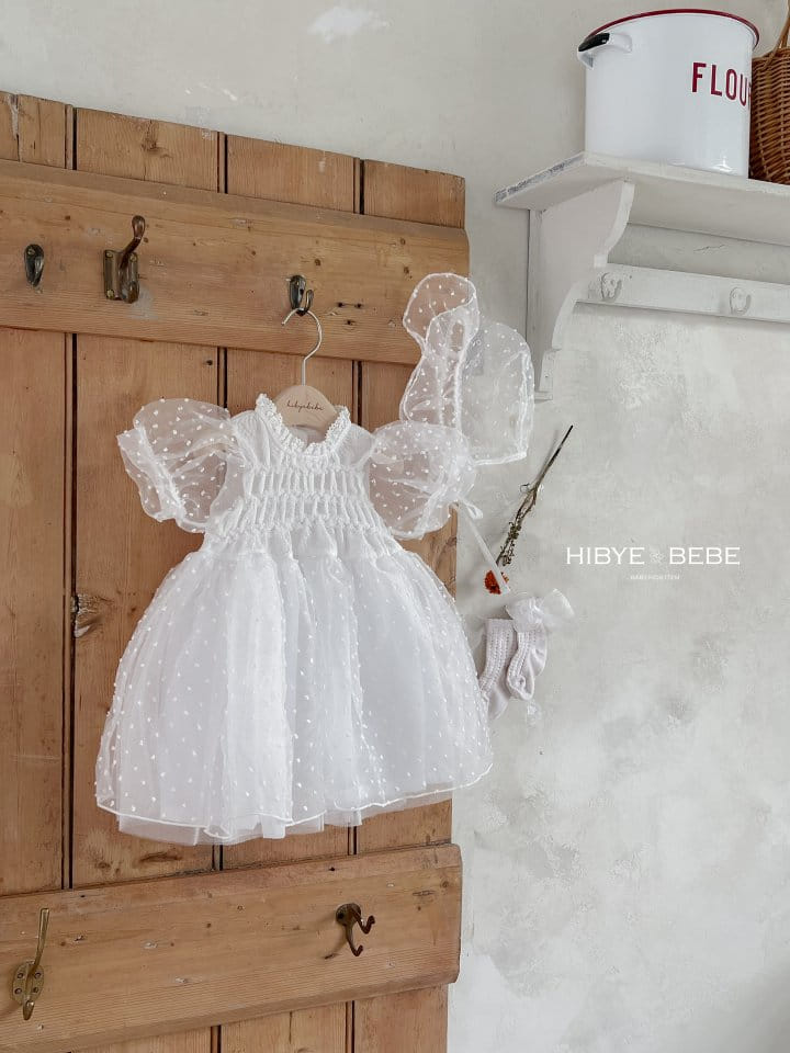 Hi Byebebe - Korean Baby Fashion - #babylifestyle - Bebe Alina Snow Flower Bonnet - 4