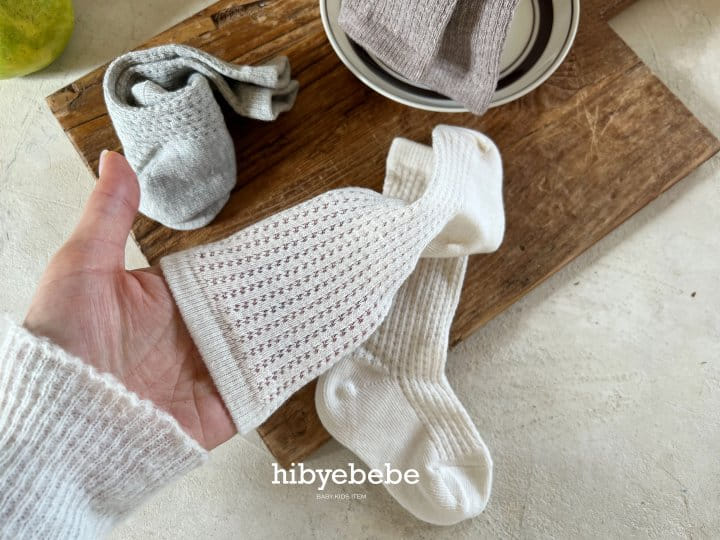 Hi Byebebe - Korean Baby Fashion - #babyootd - Bebe Daily Summer Knee 3 types Socks - 3