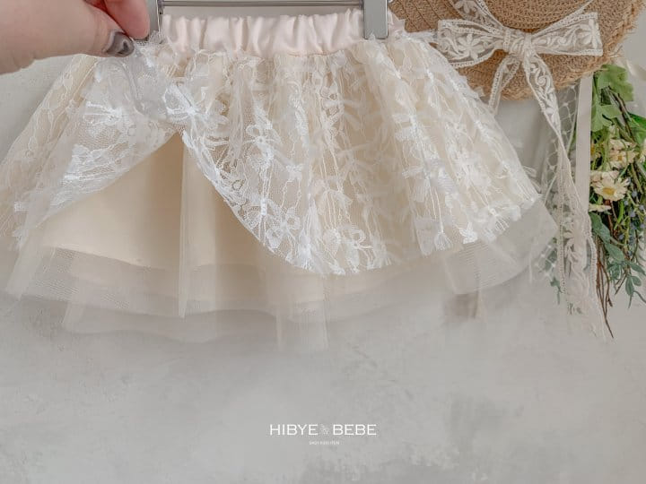Hi Byebebe - Korean Baby Fashion - #babyootd - Bebe Ribbon Lace Skirt - 8