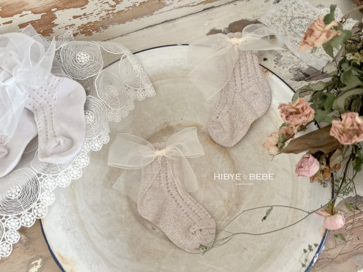 Hi Byebebe - Korean Baby Fashion - #babyoutfit - Bebe Ribbon Socks 2types Set - 2