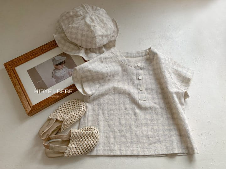 Hi Byebebe - Korean Baby Fashion - #babyoutfit - Bebe From Check Henry Shirt 