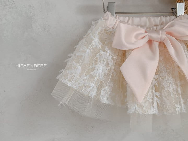 Hi Byebebe - Korean Baby Fashion - #babyoutfit - Bebe Ribbon Lace Skirt - 9
