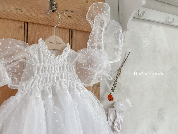 Hi Byebebe - Korean Baby Fashion - #babyoutfit - Bebe Alina Snow Flower Bonnet - 7