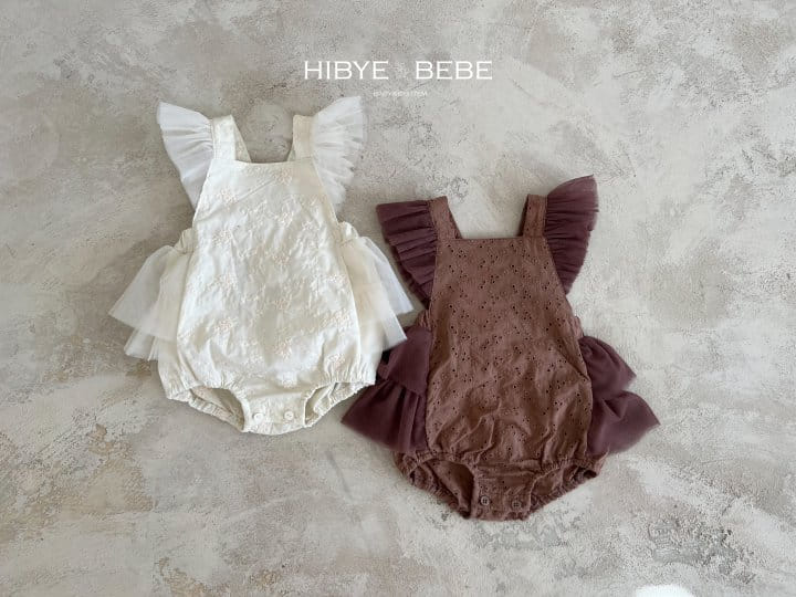 Hi Byebebe - Korean Baby Fashion - #babyoutfit - Bebe Pure Embroidery Dungarees  - 5