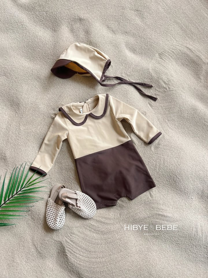 Hi Byebebe - Korean Baby Fashion - #babywear - Ton Ton Swim Body Suit Bonnet Set - 6