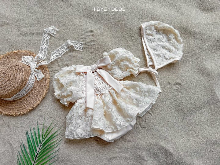 Hi Byebebe - Korean Baby Fashion - #babywear - Rose Lace Swim Suit Set - 5