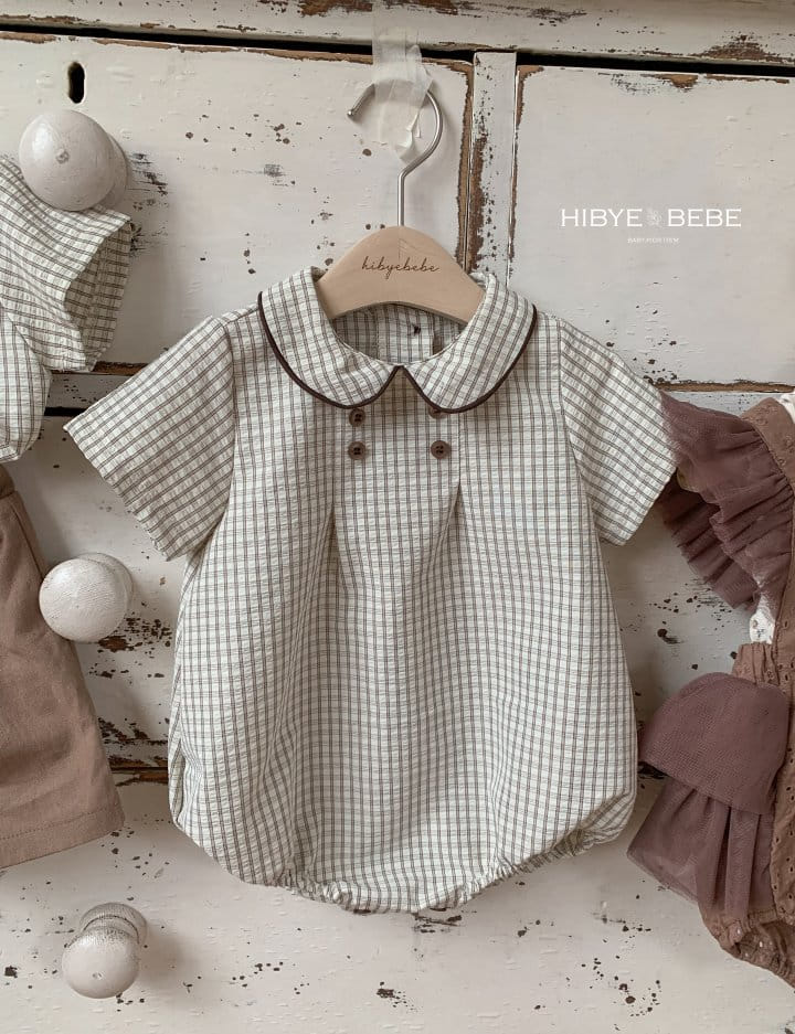 Hi Byebebe - Korean Baby Fashion - #babywear - Bebe Moment Check Top Bottom Set - 5