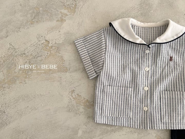 Hi Byebebe - Korean Baby Fashion - #babywear - Bebe Sharp Collar Top Bottom Set - 3