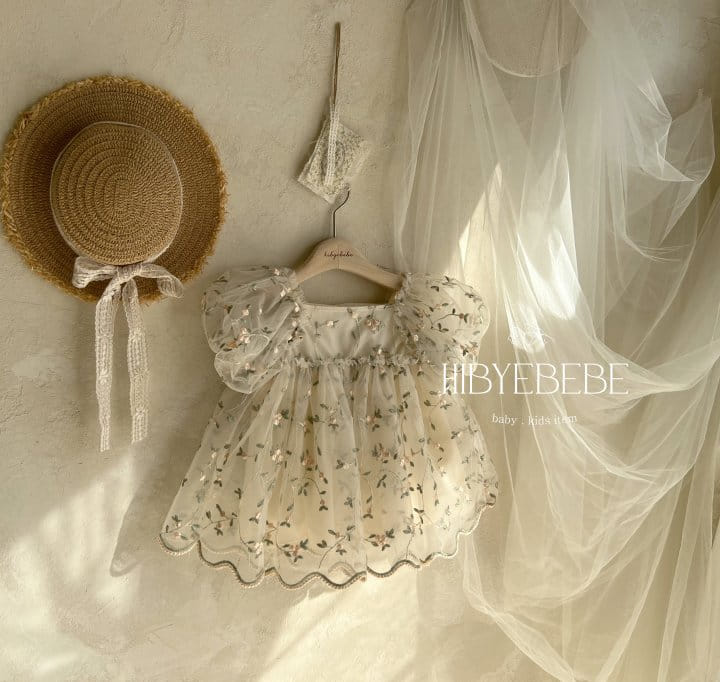 Hi Byebebe - Korean Baby Fashion - #babywear - Bebe Andrea Embroidery One-Piece