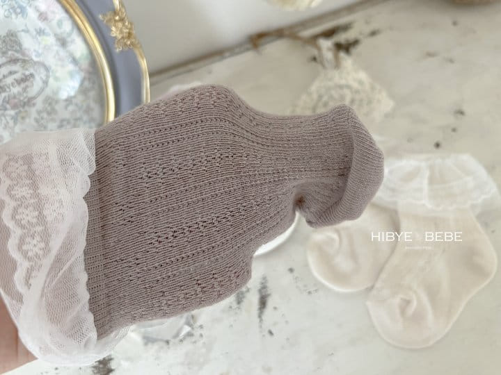 Hi Byebebe - Korean Baby Fashion - #onlinebabyboutique - Bebe Lace Socks 3types Set - 6
