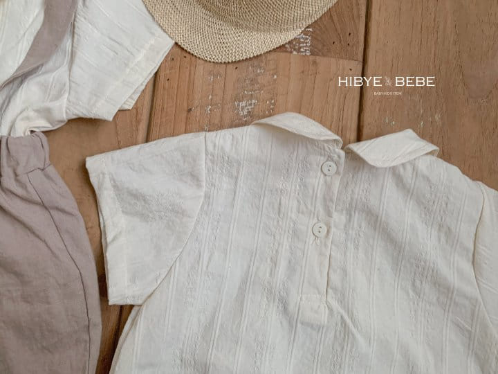 Hi Byebebe - Korean Baby Fashion - #onlinebabyboutique - Bebe Leo Embroidery Top Bottom Set - 8