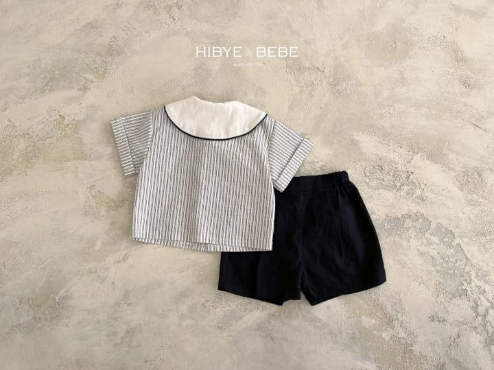Hi Byebebe - Korean Baby Fashion - #babywear - Bebe Sharp Collar Top Bottom Set - 4