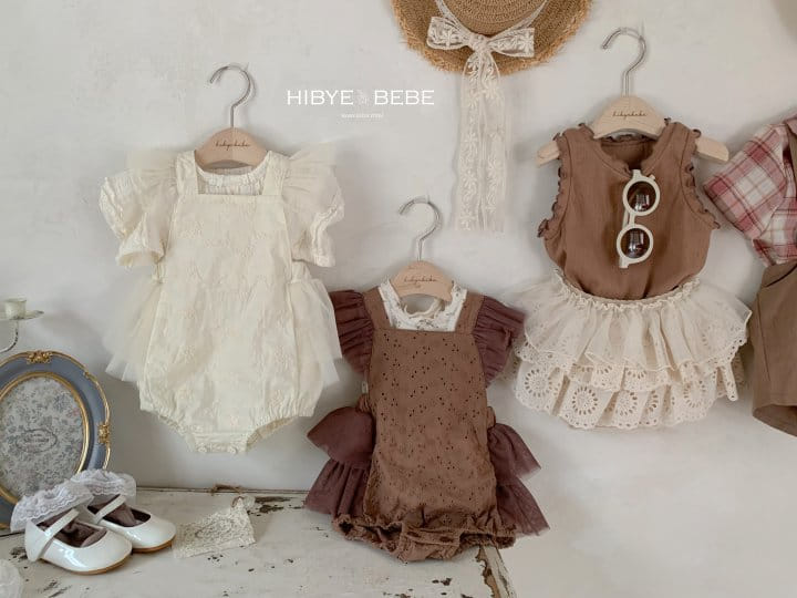 Hi Byebebe - Korean Baby Fashion - #onlinebabyshop - Bebe Pure Embroidery Dungarees  - 8