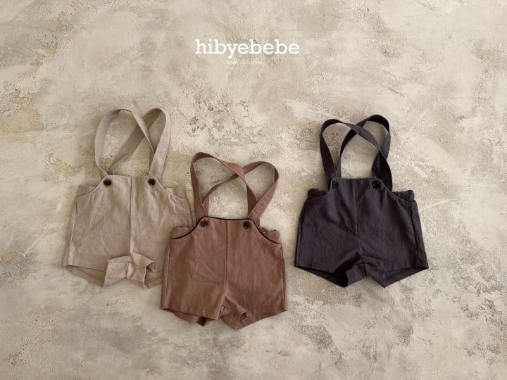 Hi Byebebe - Korean Baby Fashion - #smilingbaby - Bebe Cozy Linen Dungarees  - 2