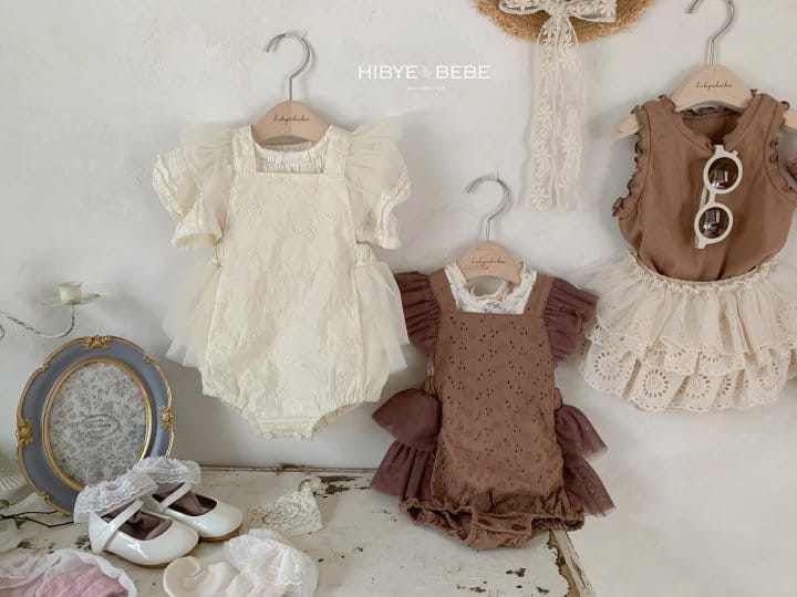 Hi Byebebe - Korean Baby Fashion - #smilingbaby - Bebe Pure Embroidery Dungarees  - 9