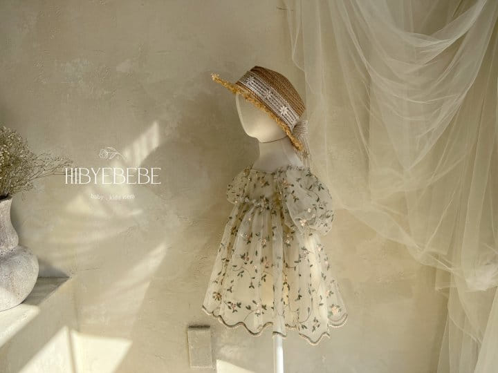 Hi Byebebe - Korean Baby Fashion - #onlinebabyshop - Bebe Andrea Embroidery One-Piece - 4