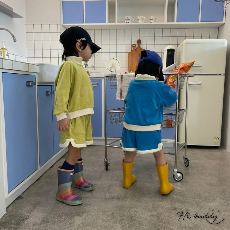 Hi Byebebe - Korean Children Fashion - #childofig - Terry Color Sweatshirt - 10